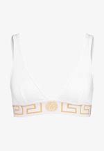 bianco ottico versace|VERSACE Triangle Bra in Bianco Ottico .